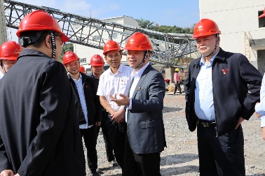 公司党委书记、董事长王碧安到凡口矿调研重点建设项目进展情...(图2)