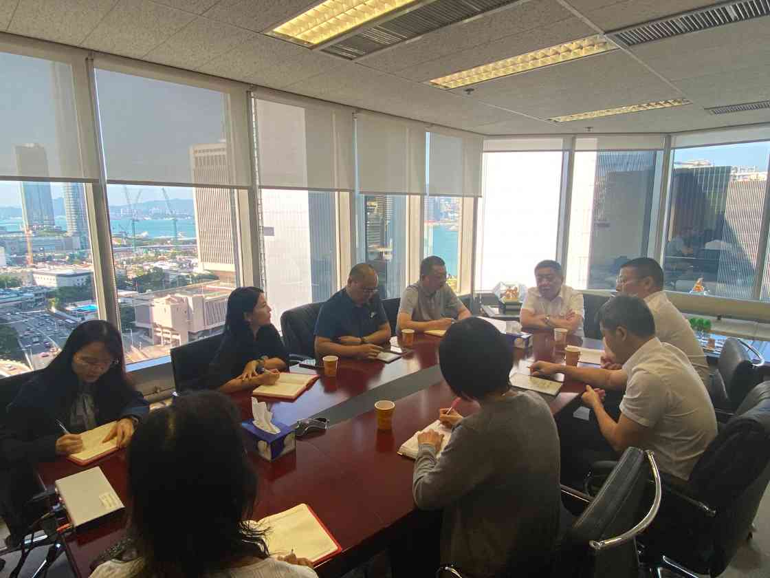 喻鸿到香港深业公司调研