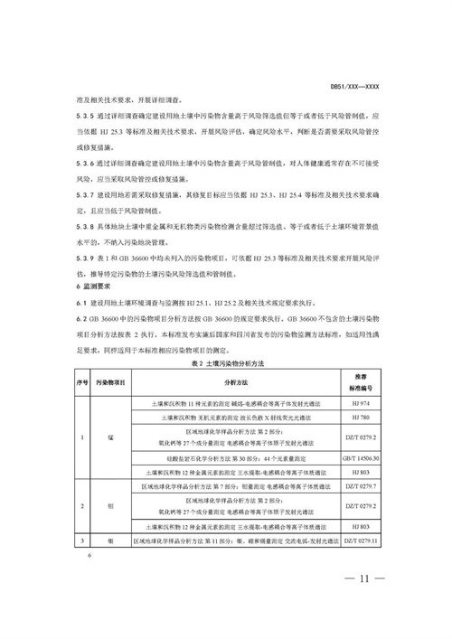 《四川省建设用地土壤污染风险管控标准（征求意见稿）》发布(图11)