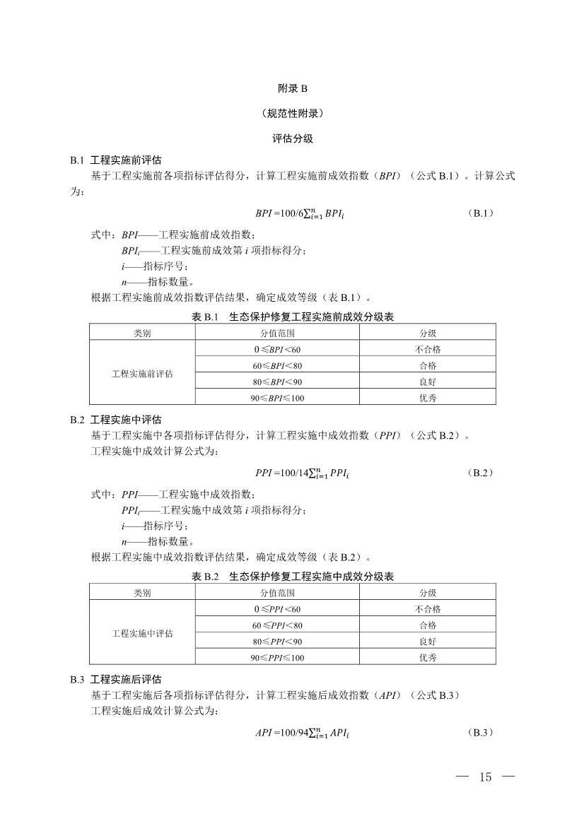 《生态保护修复工程实施生态环境成效评估技术指南（试行）（征求意见稿）》 公开征求意见(图12)