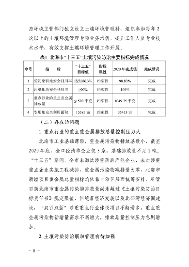 《北海市“十四五”土壤污染防治规划》发布(图8)