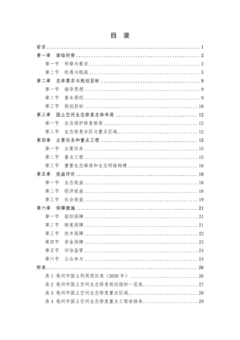 《亳州市国土空间生态修复规划（2022-2035年）》征求意见(图2)