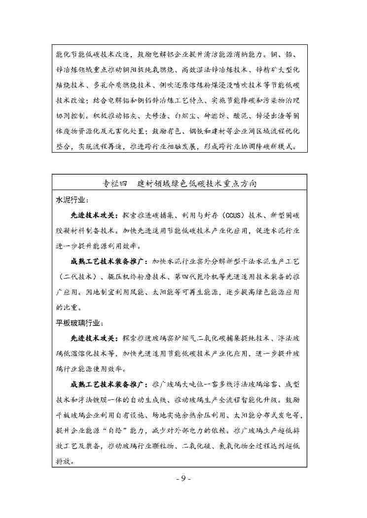 甘肃省冶金 建材 石化领域节能降碳技术改造总体实施方案印发！(图9)
